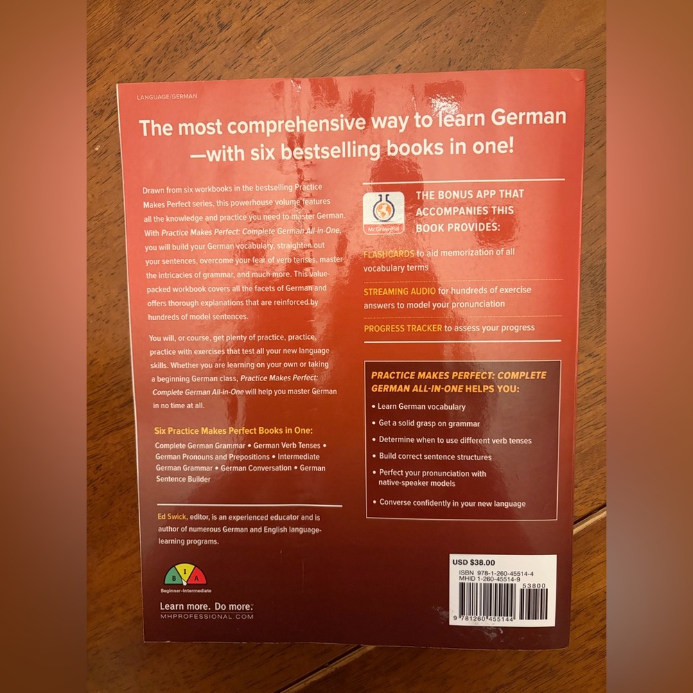 German Language Work Book - Picture 2 of 3